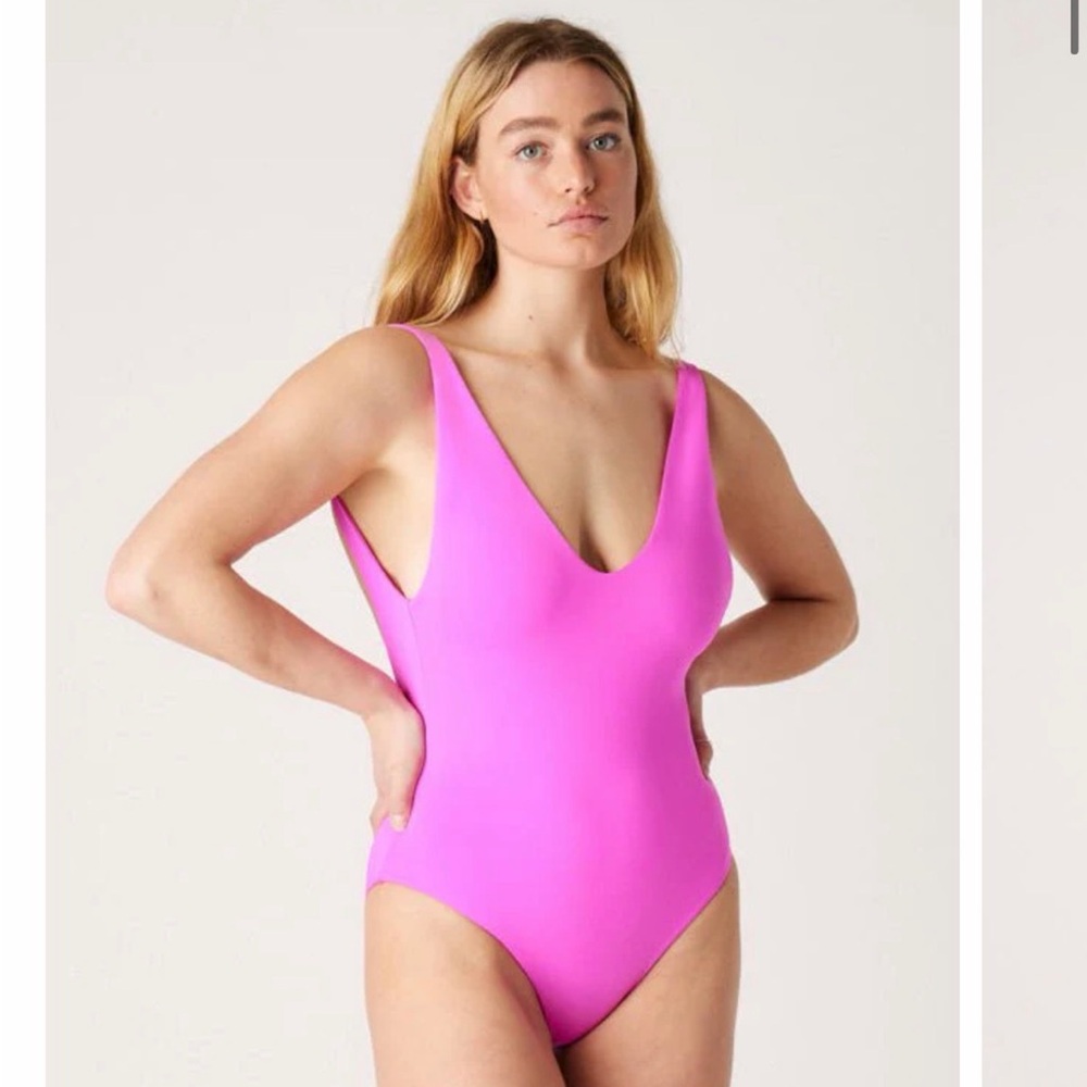 LONDRE MINIMALIST SWIMSUIT in MAUVE
